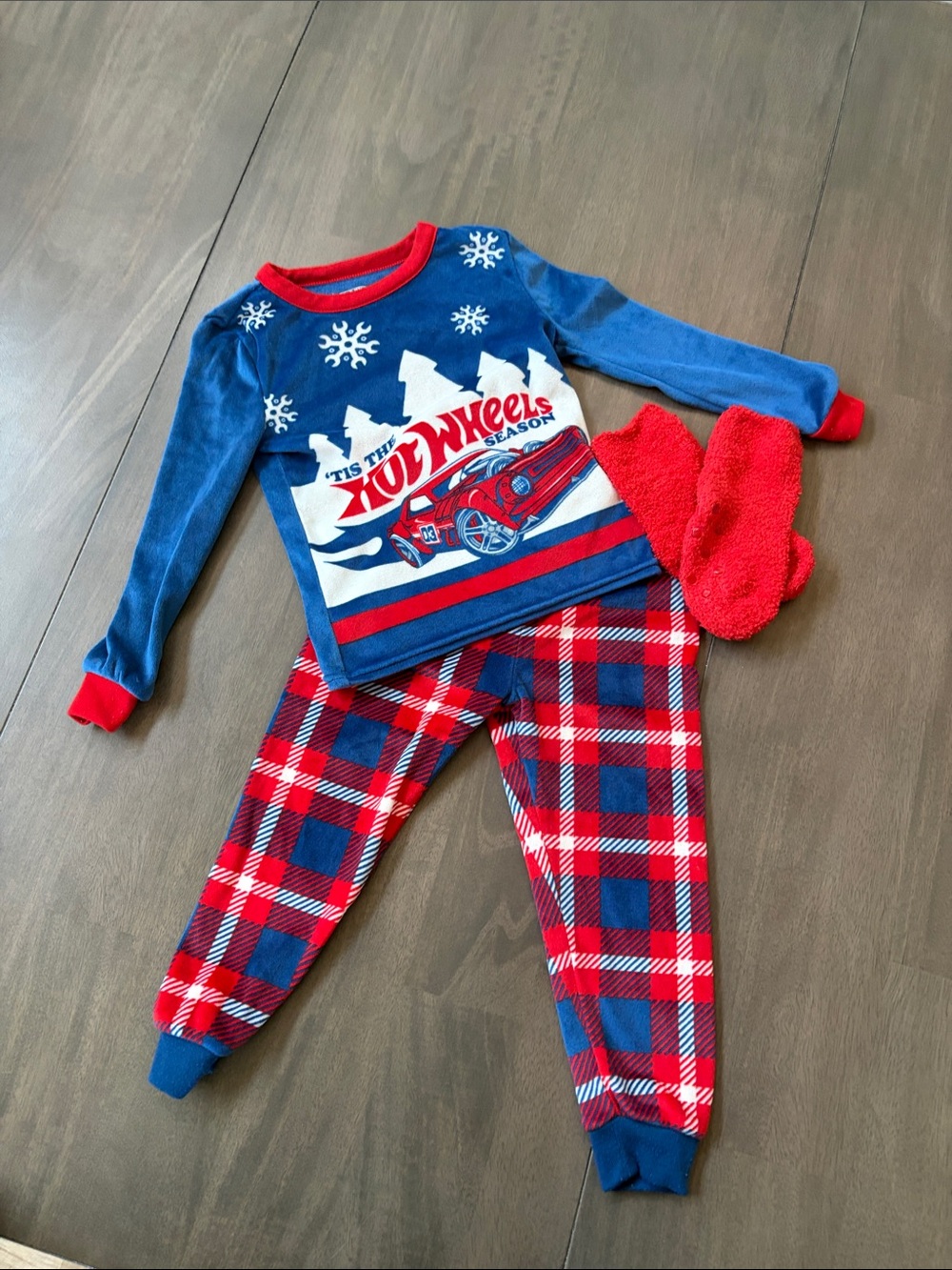 Red & Blue Kids Pajama Set